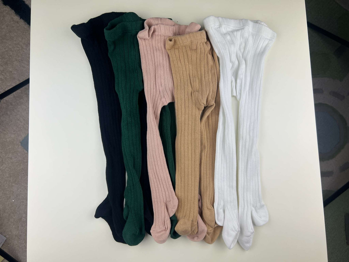 Condor tights bundle (5 tights), size 0 (6-12m or US shoe size 2-3)