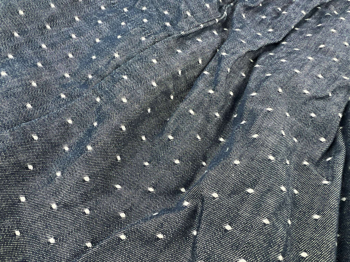 Nest and Nurture Freya dress, Dotty Chambray, 12-24m, Kids 24 Month (18-24M)