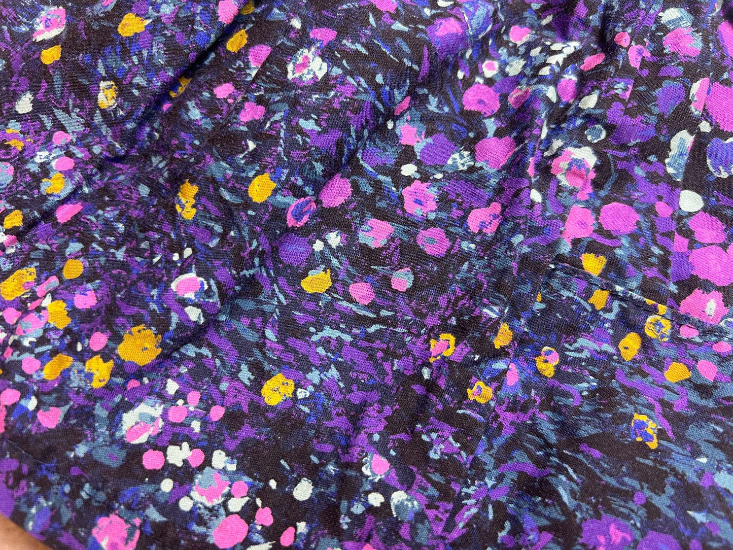 Nest and Nurture Poppy tunic, purple painted florals, 2T, Kids 2T