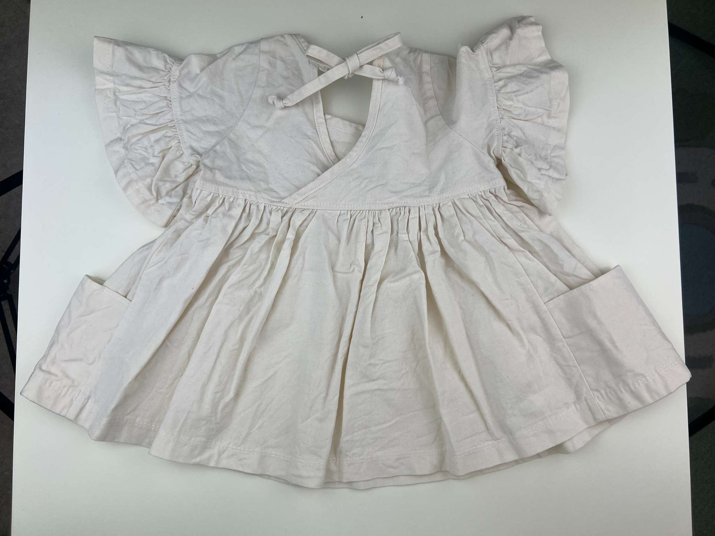 Nest and Nurture Magnolia Tunic in Vanilla Bean, 6-12m, Kids 12 Month (9-12M)