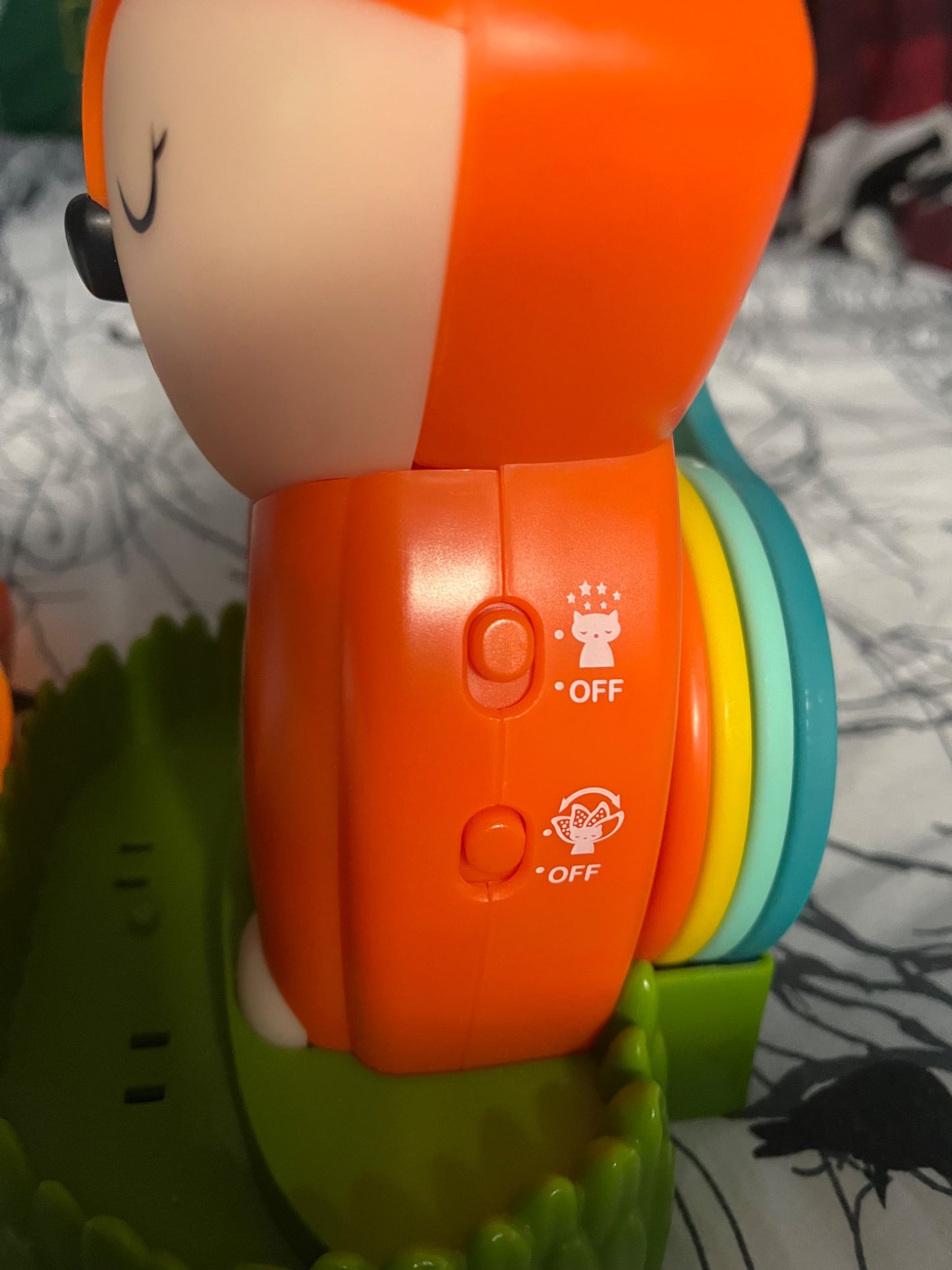 Fox Night Light and Sound Machine - Infantino 3-in-1 Music Soother