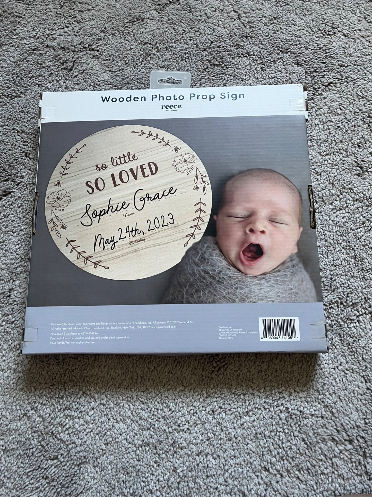 Wooden Photo Prop Sign