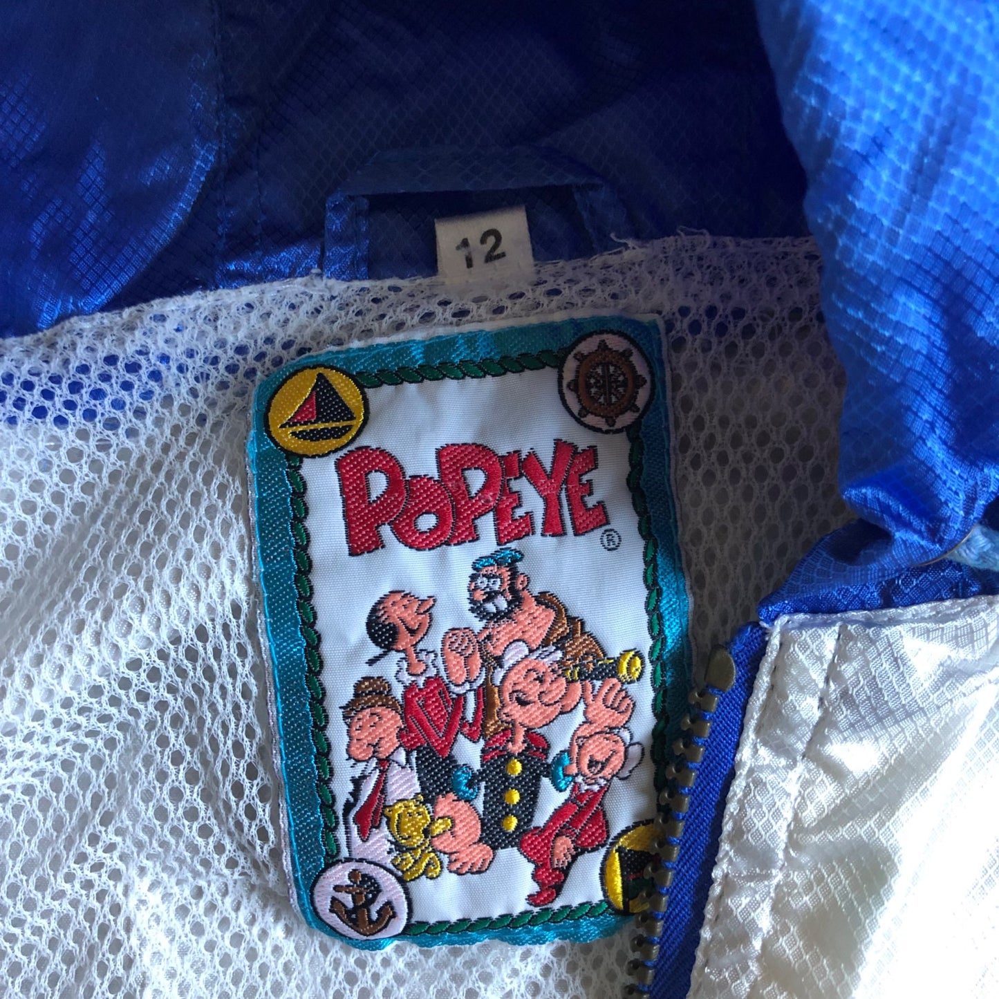 Vintage Popeye Windbreaker, Kids 12