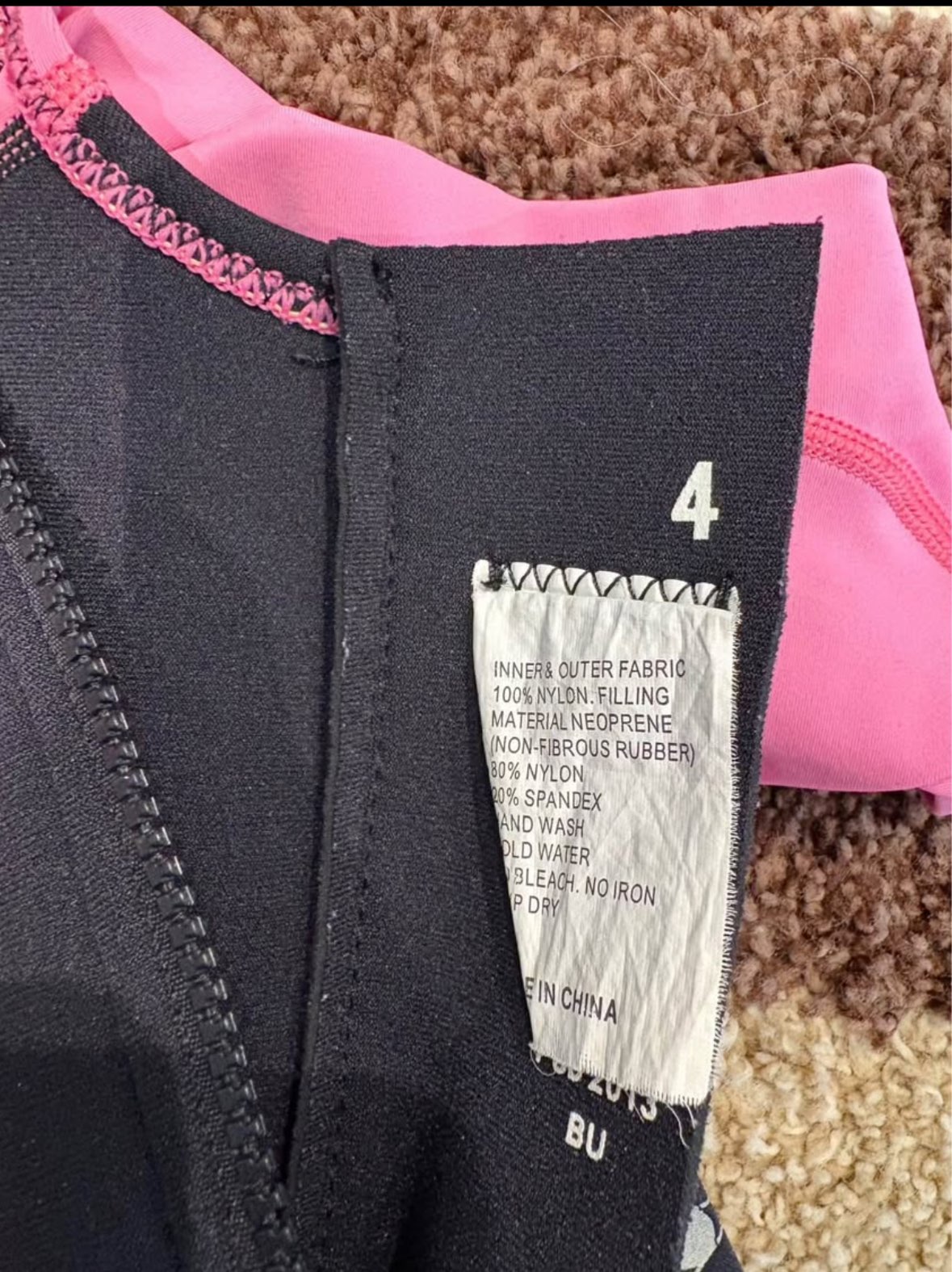 Girls Wetsuit , Kids 4/4T