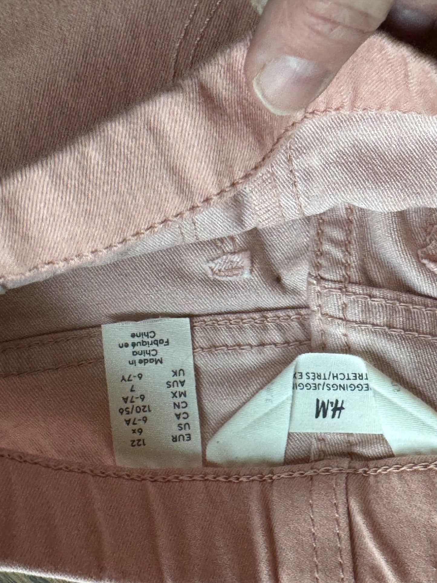 3 pairs H&M skinny jeans, Kids 7 & 8 (small)