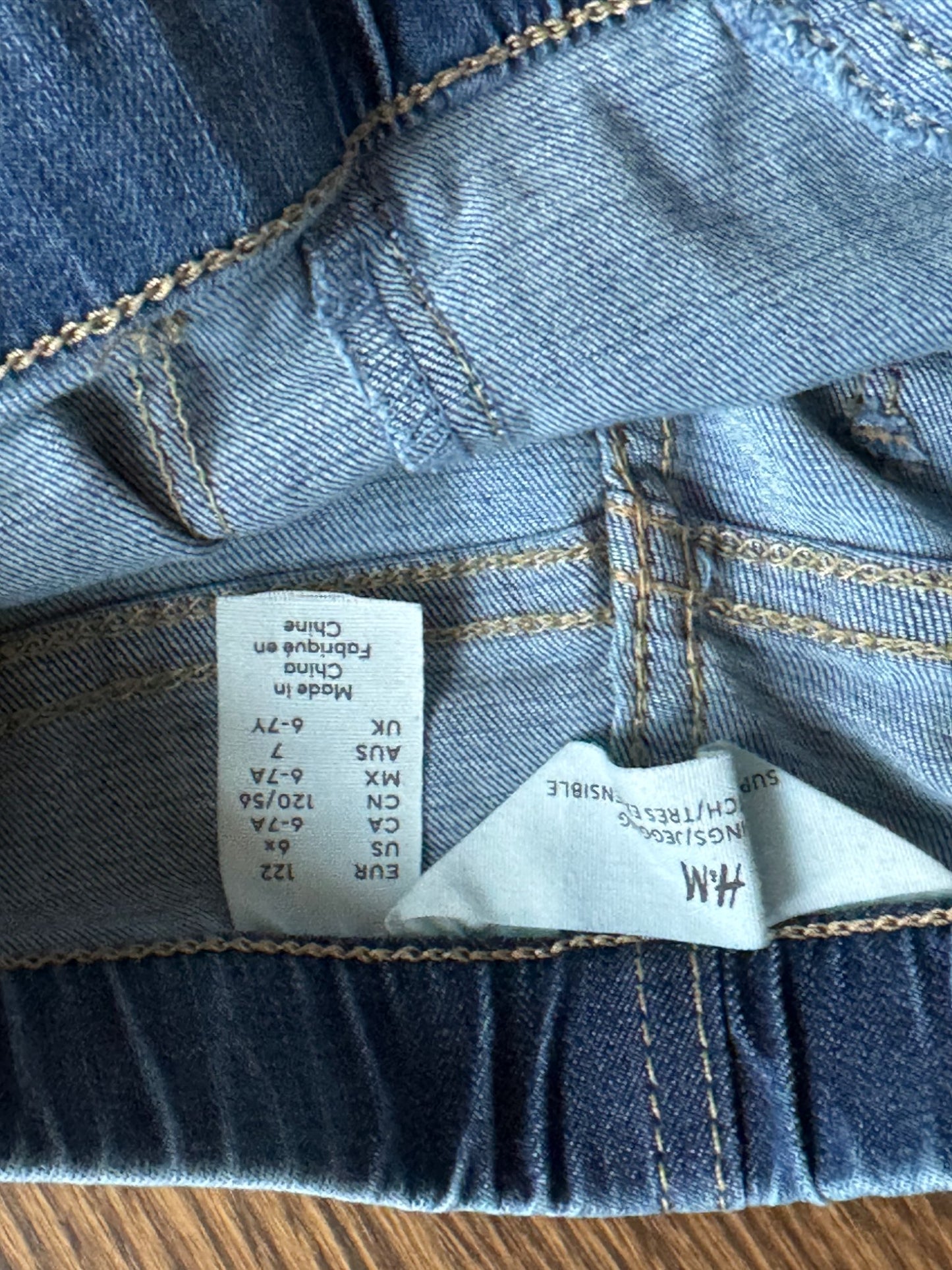 3 pairs H&M skinny jeans, Kids 7 & 8 (small)