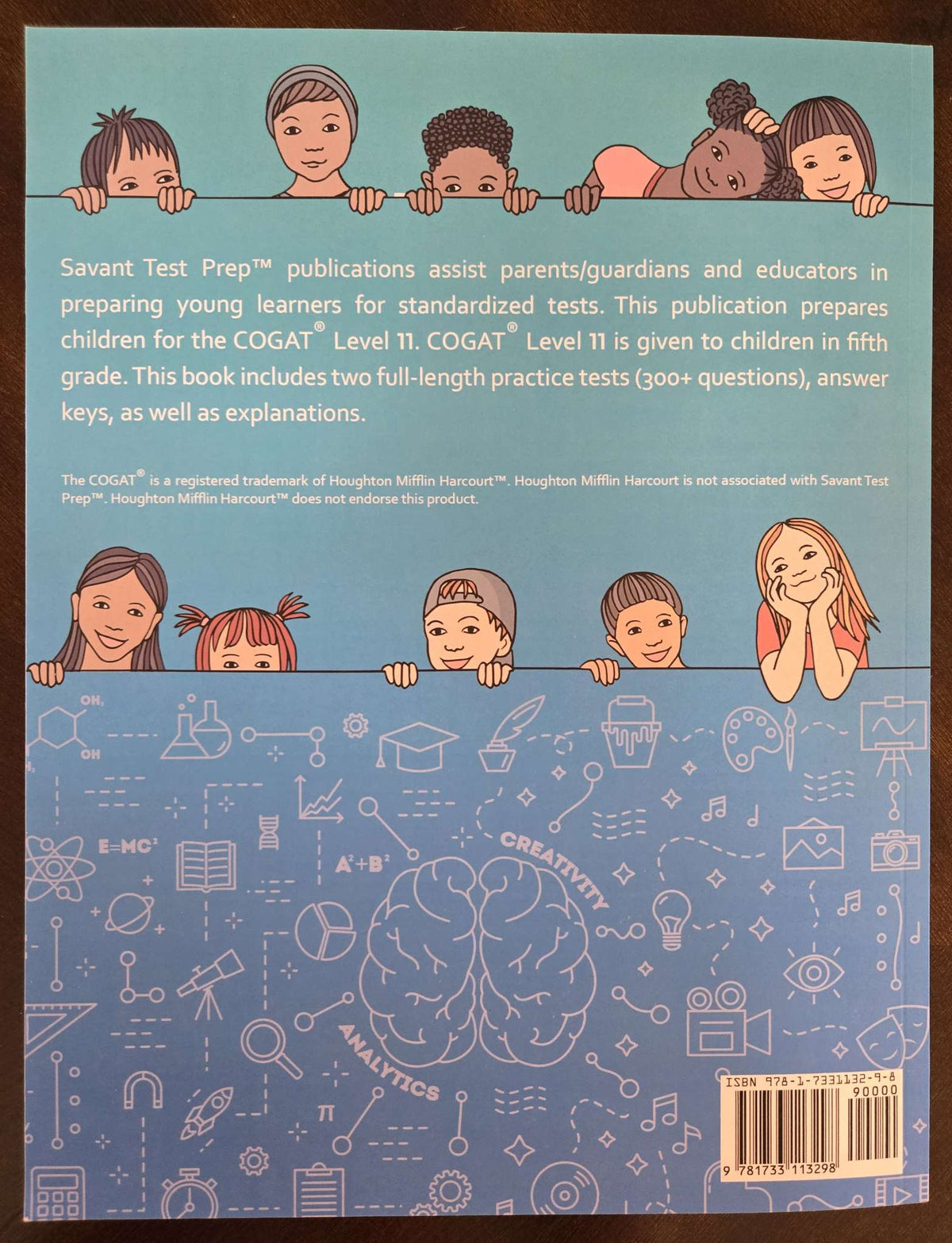 COGAT Grade 5 test prep book
