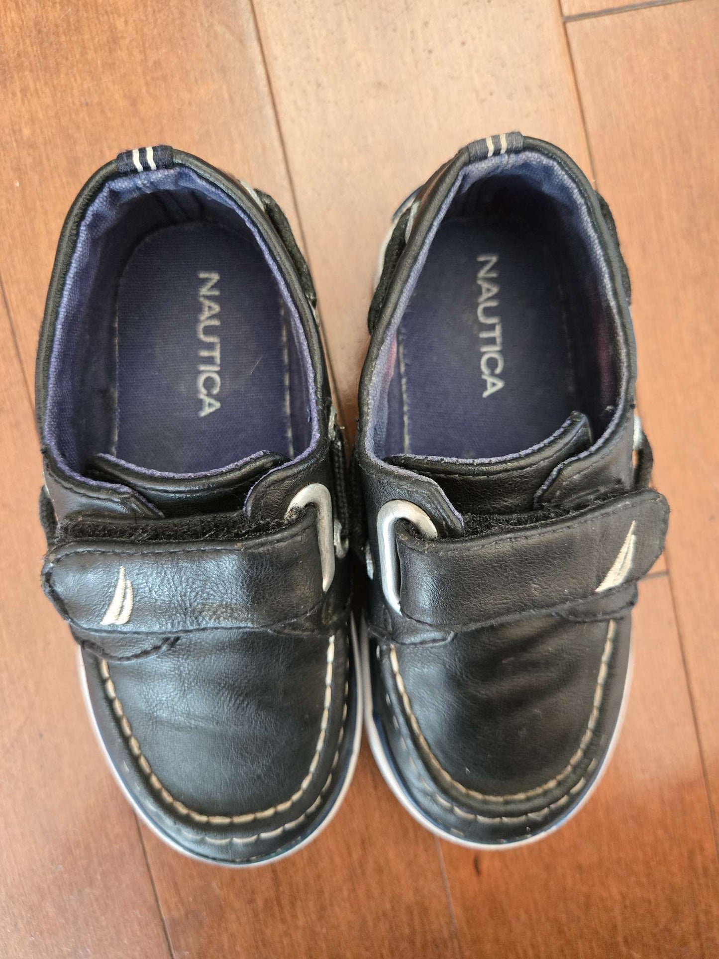 Nautica river boat shoes for toddler boys (toddler size 8), Shoes 8 (Toddler:2-4yr)