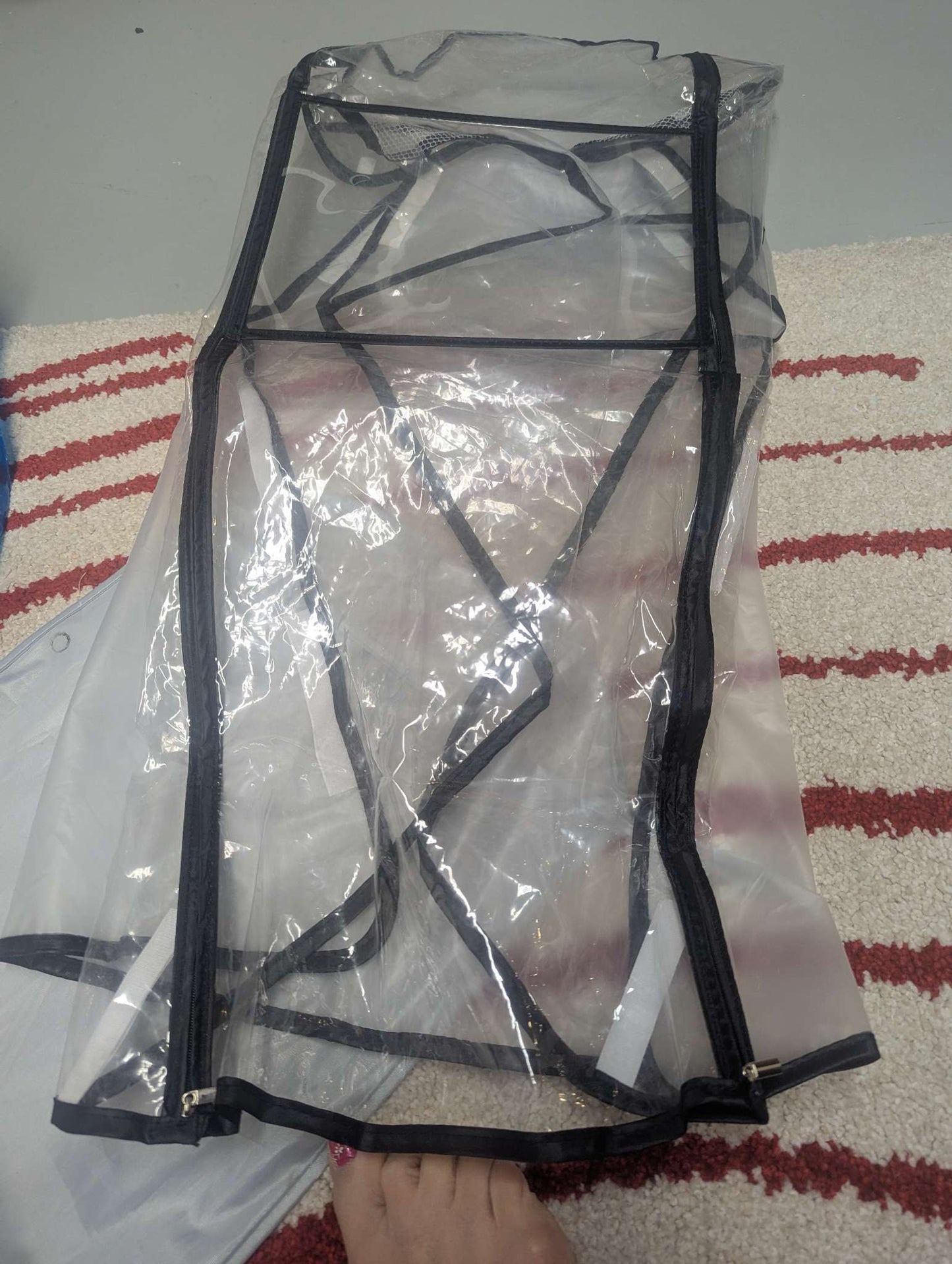 Single stroller rain cover