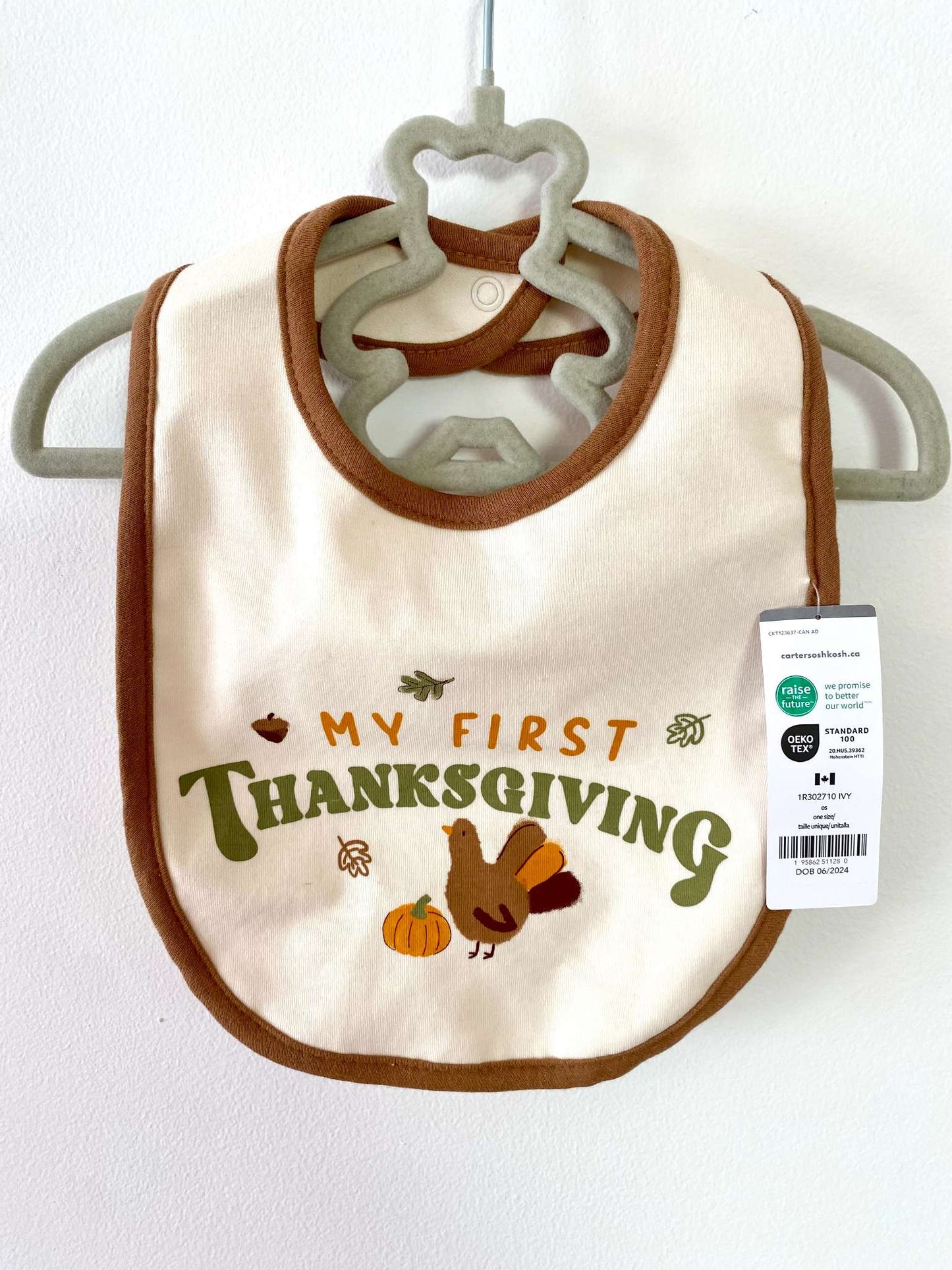 First Thanksgiving Bib