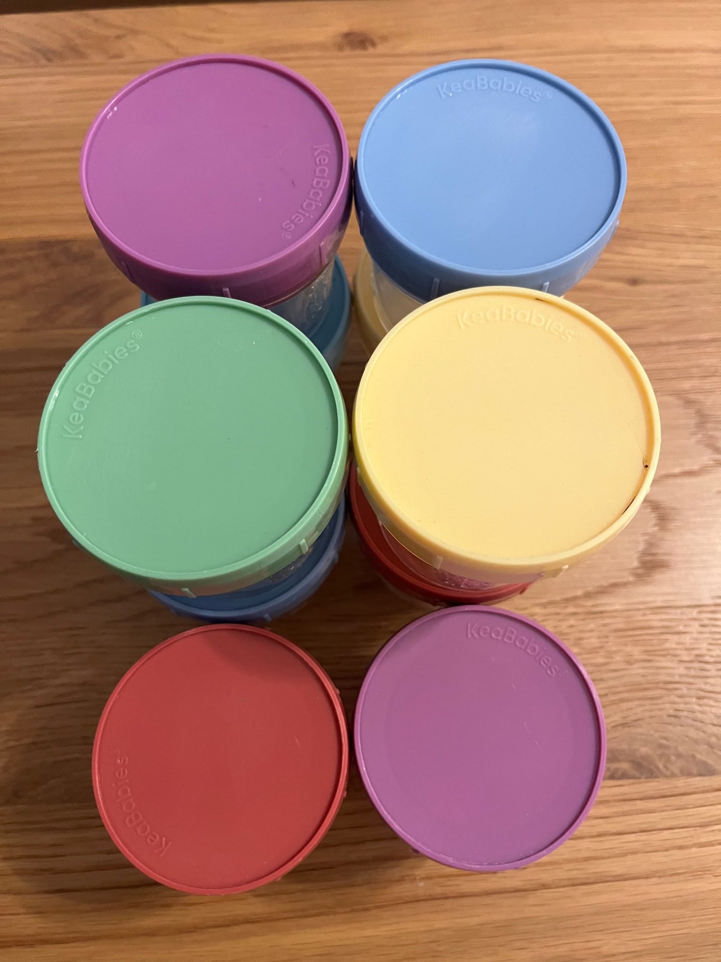 Mini Glass Food Storage Jars x10