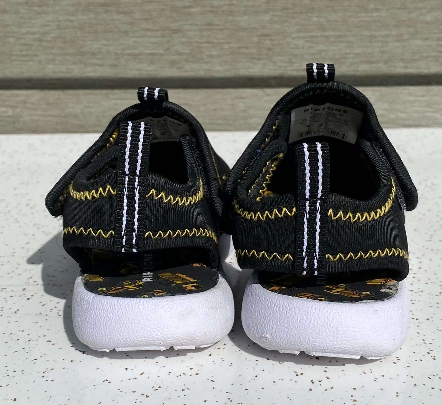 Black Ripzone Shoreline Toddler Sandals Sz 7, Shoes 7 (Walkers:12-24 mth)