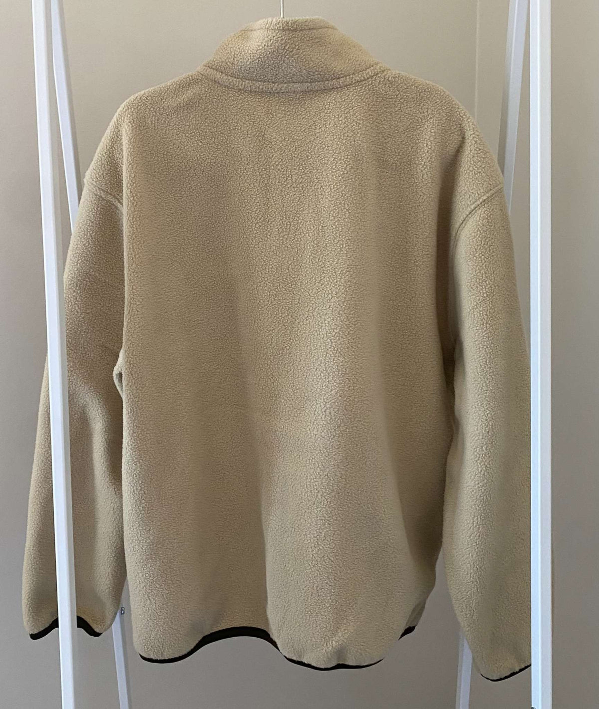Long-Sleeve Quarter-Zip Microfleece Sweater Sz M/8, Kids 8