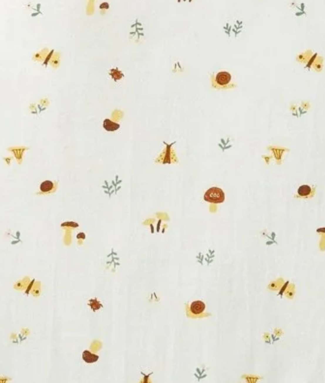 Rise Little Earthling 6-12M sleep sack in woodland print, 6-12 Months (Medium)