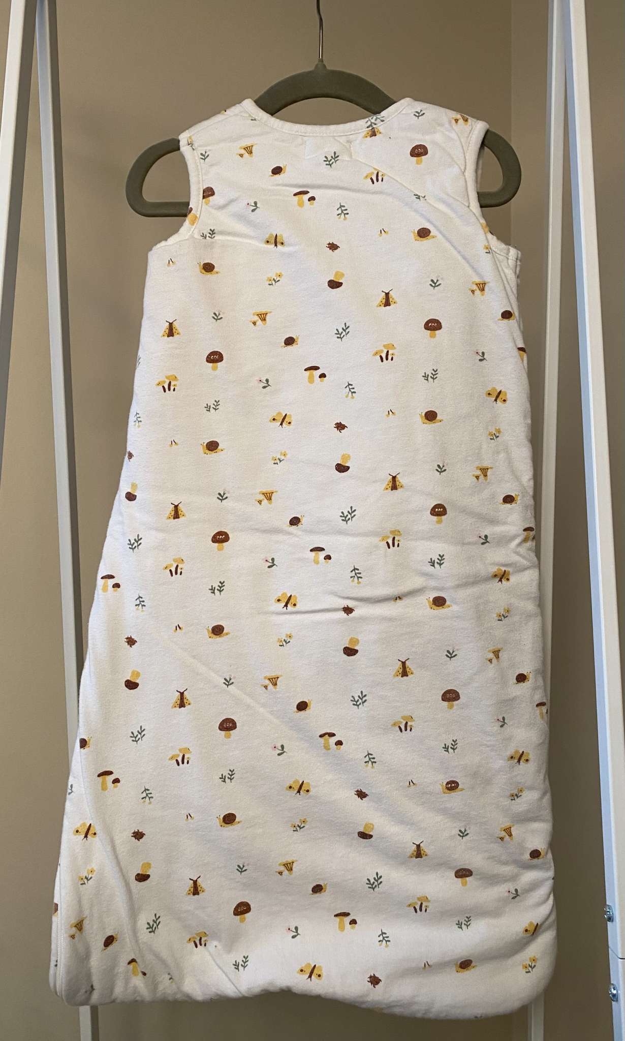 Rise Little Earthling 6-12M sleep sack in woodland print, 6-12 Months (Medium)