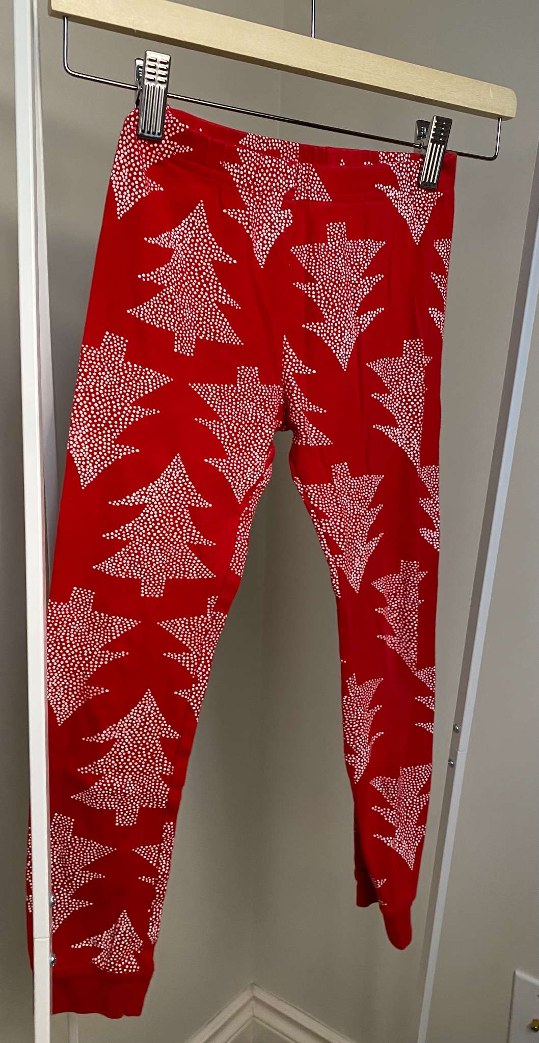 Carter's 2-piece red Christmas tree pajamas, Kids 7 & 8 (small)