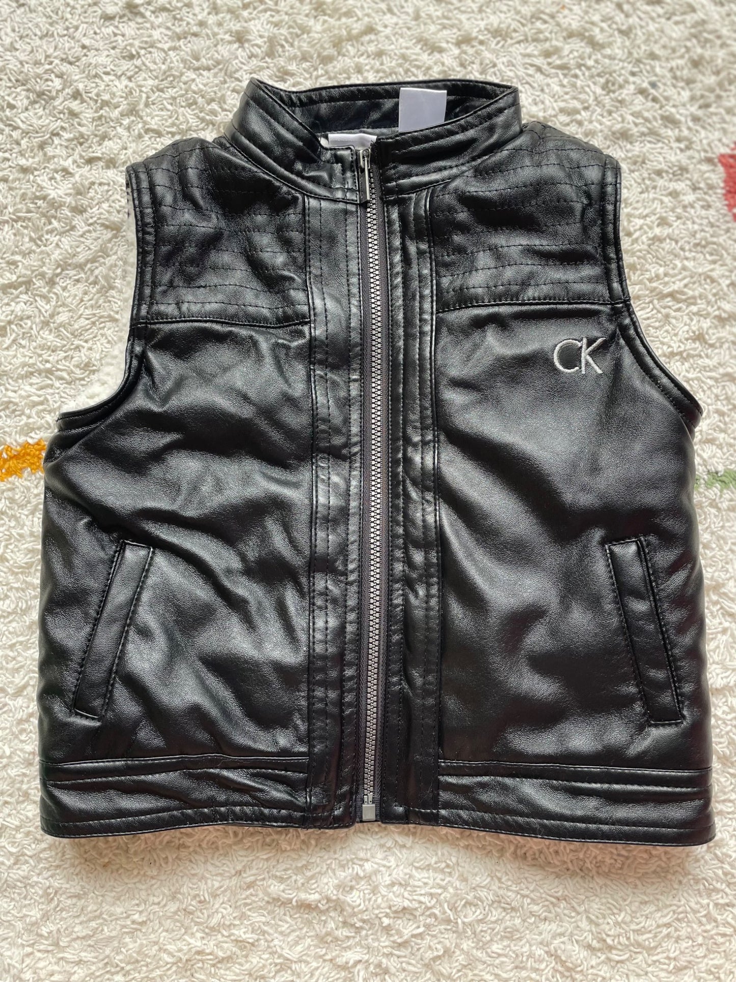 Calvin Klein pleather vest, Kids 18 Month (12-18M)