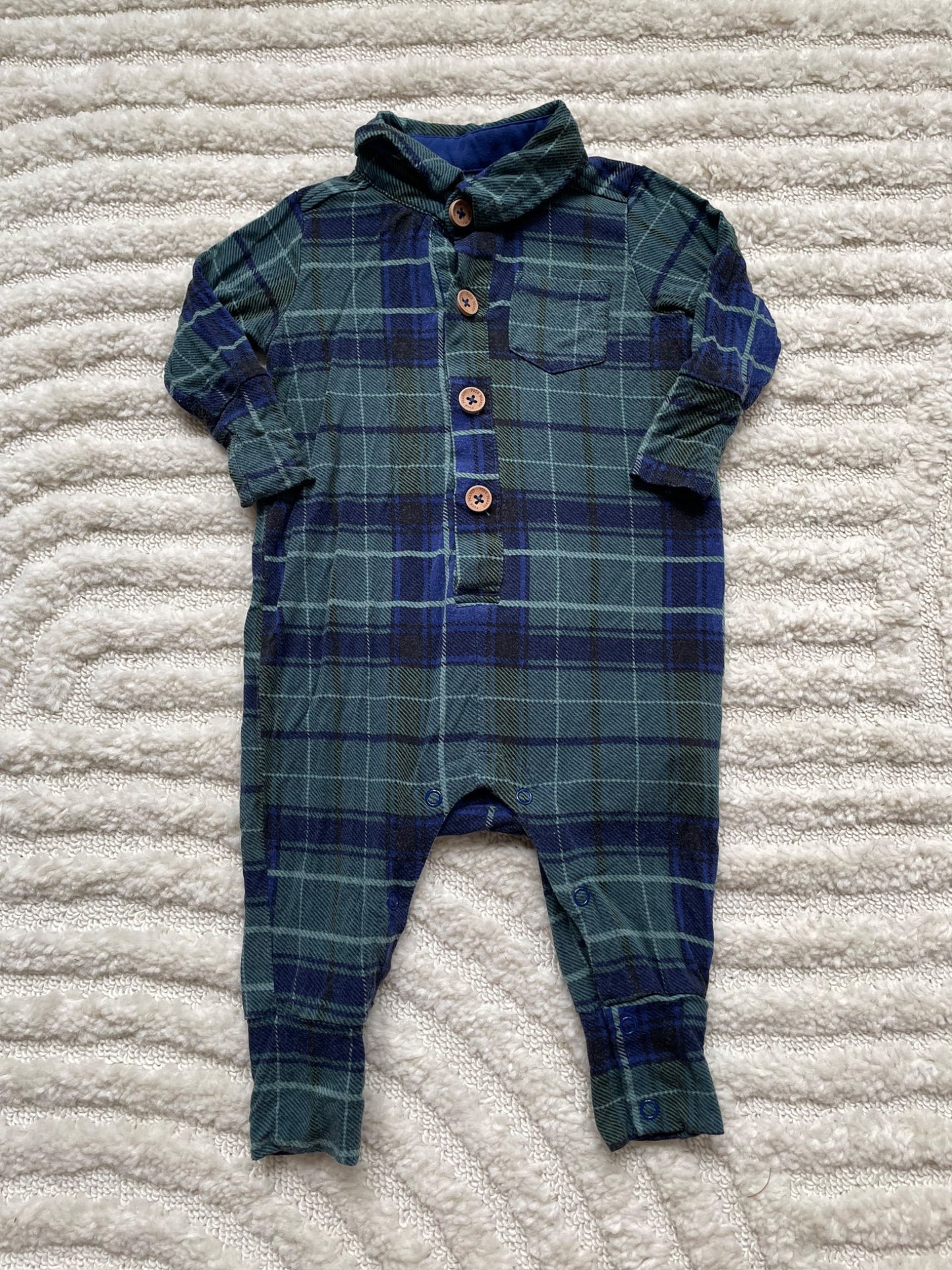 Posh Peanut 6-9m bamboo romper, Kids 9 Month (6-9M)