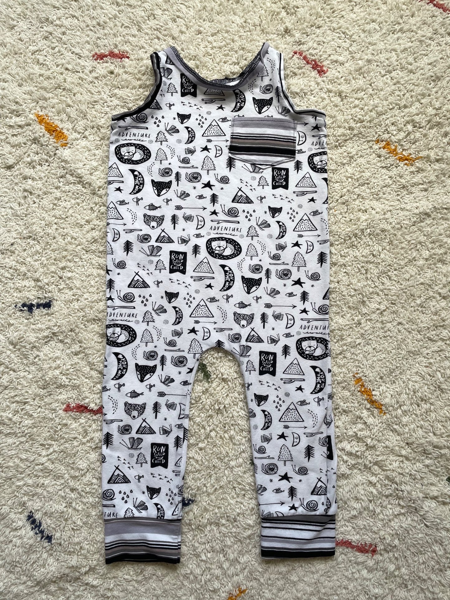 Small Shop 12m wildlife romper, Kids 12 Month (9-12M)