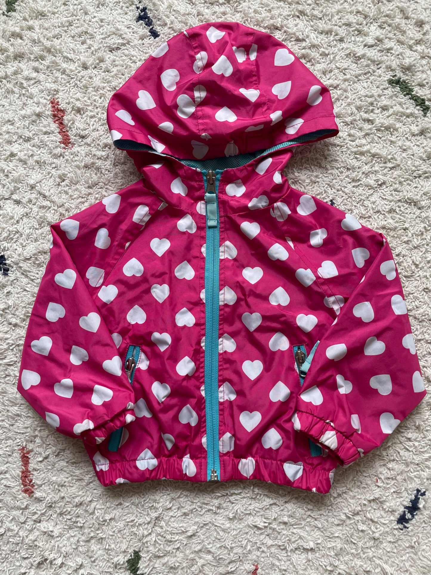 Pink heart rain jacket 18m, Kids 18 Month (12-18M)
