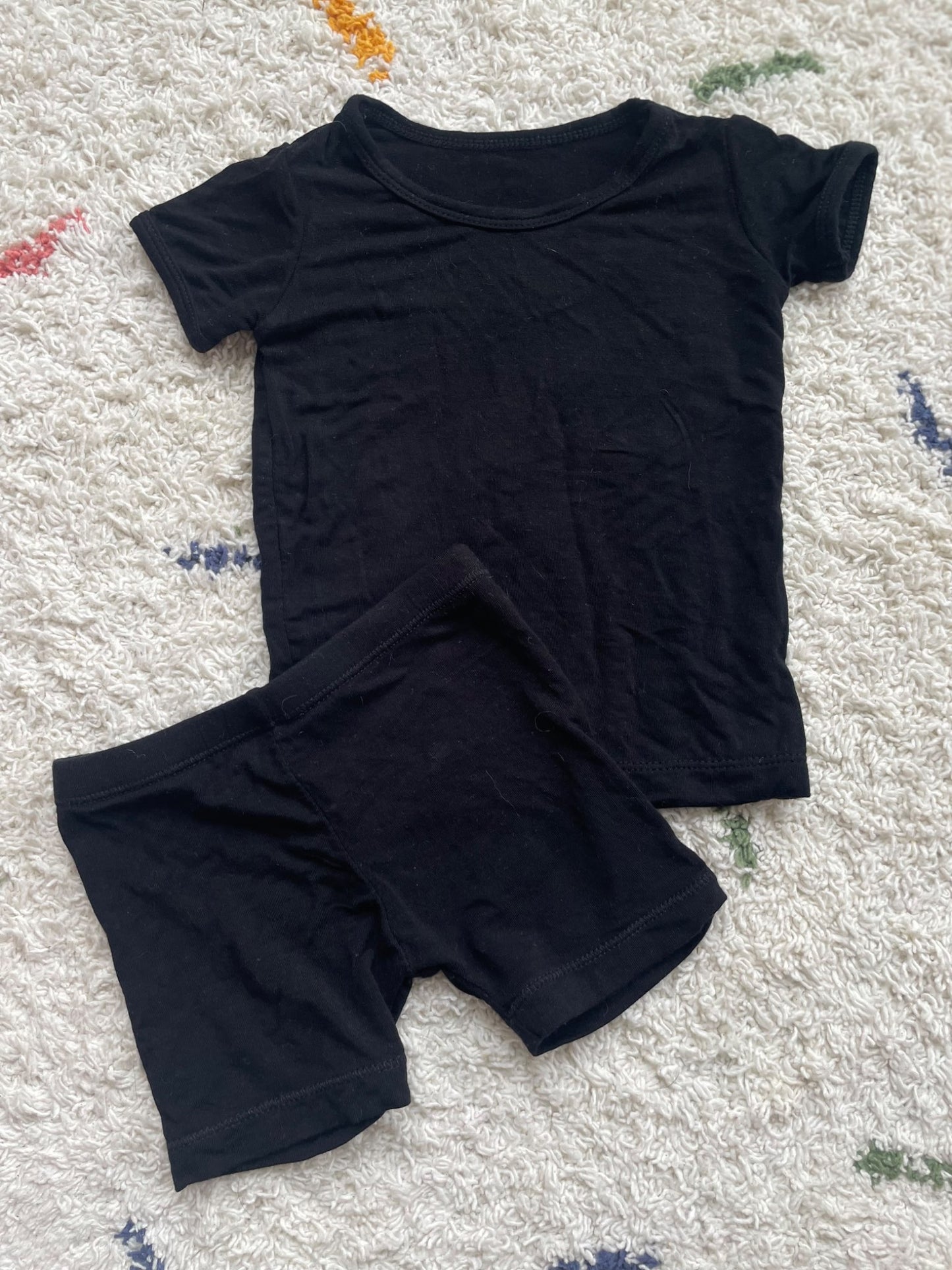 Kickee Pants tee/shorts bamboo set 6-12m, Kids 12 Month (9-12M)