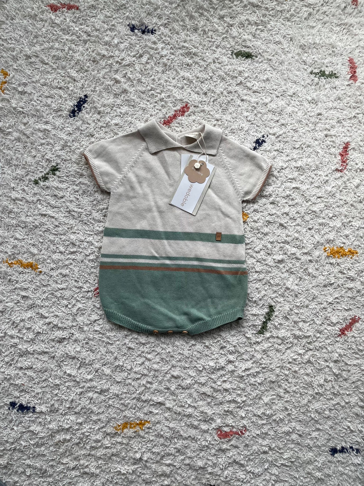 NWT Wedoble 6m collared bodysuit, Kids 6 Month (3-6M)