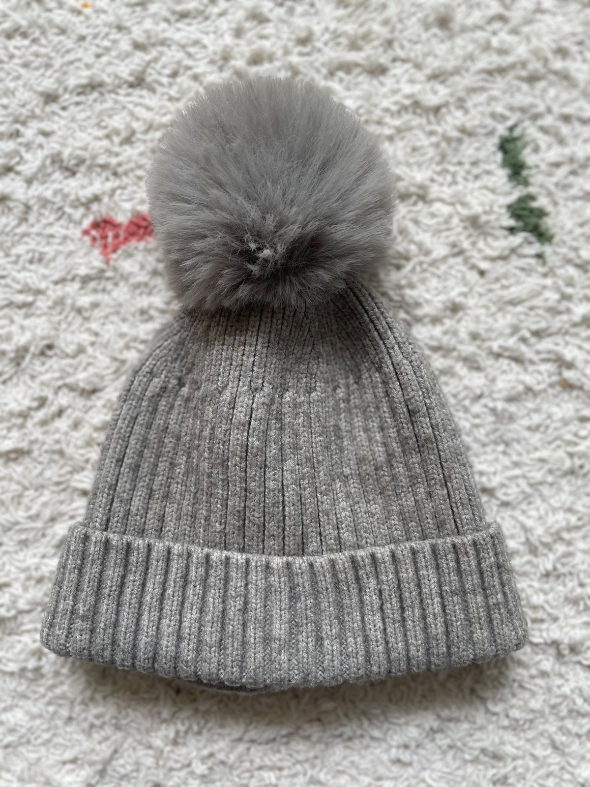 Zara knit hat with pom