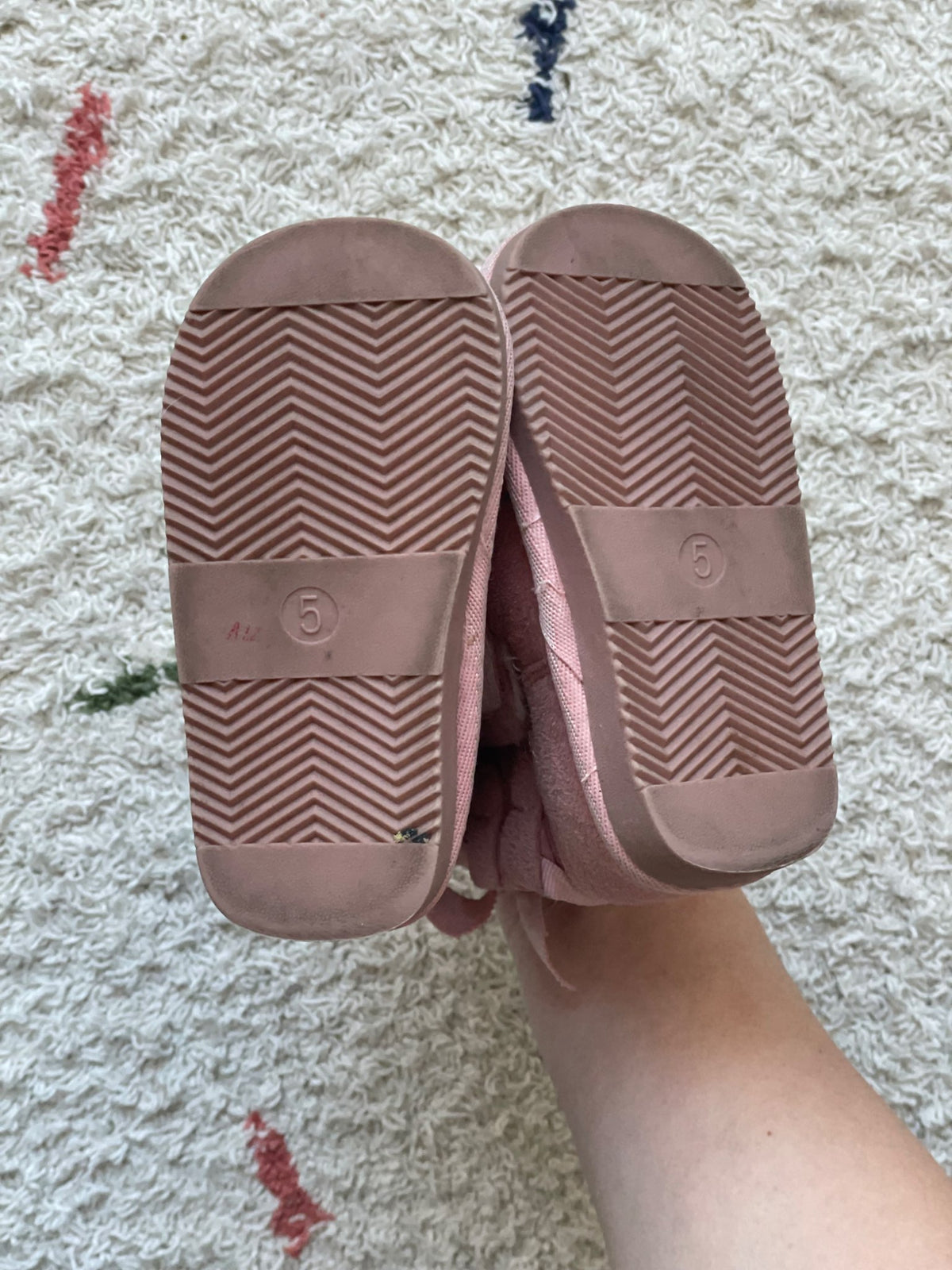 5C pink boots, Shoes 5 (Walkers:12-24 mth)