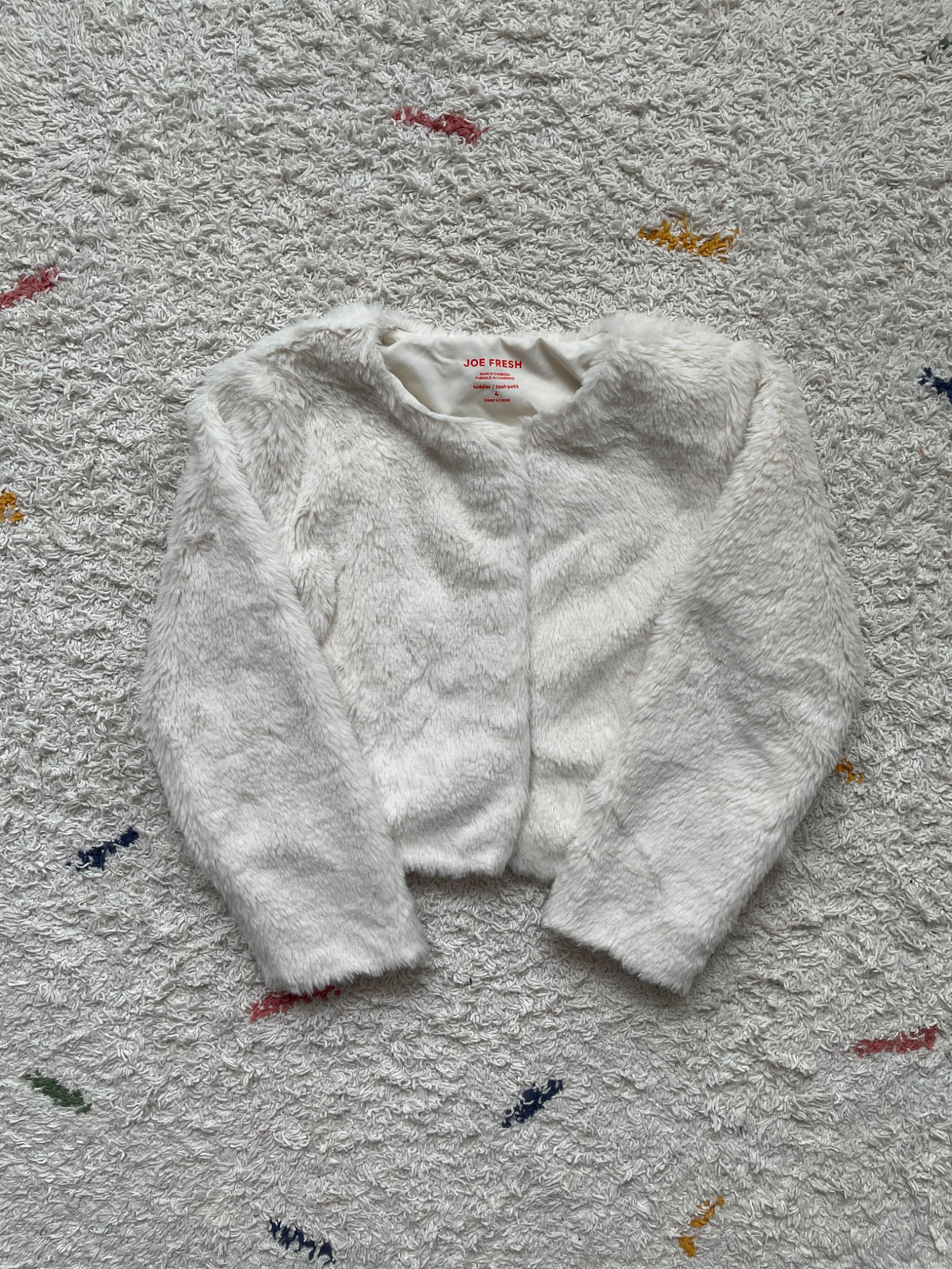 Faux fur cardigan 4Y, Kids 4/4T