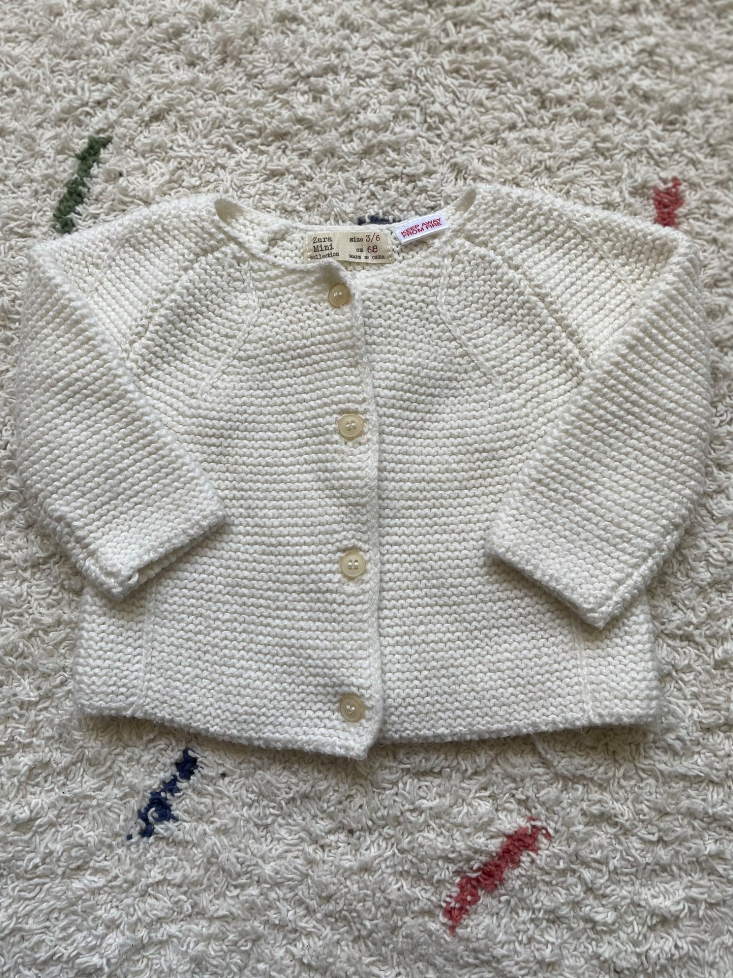 Zara knit cardigan, Kids 6 Month (3-6M)