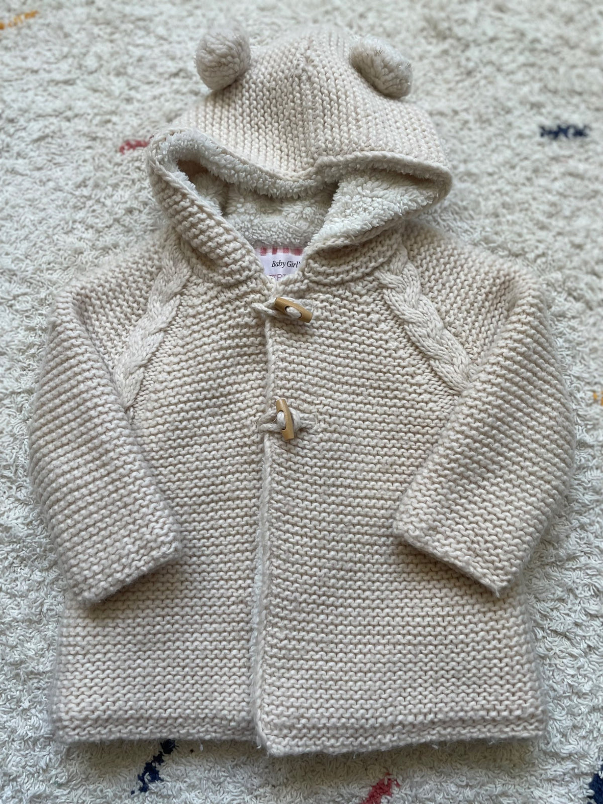Zara bear knit sweater, Kids 24 Month (18-24M)