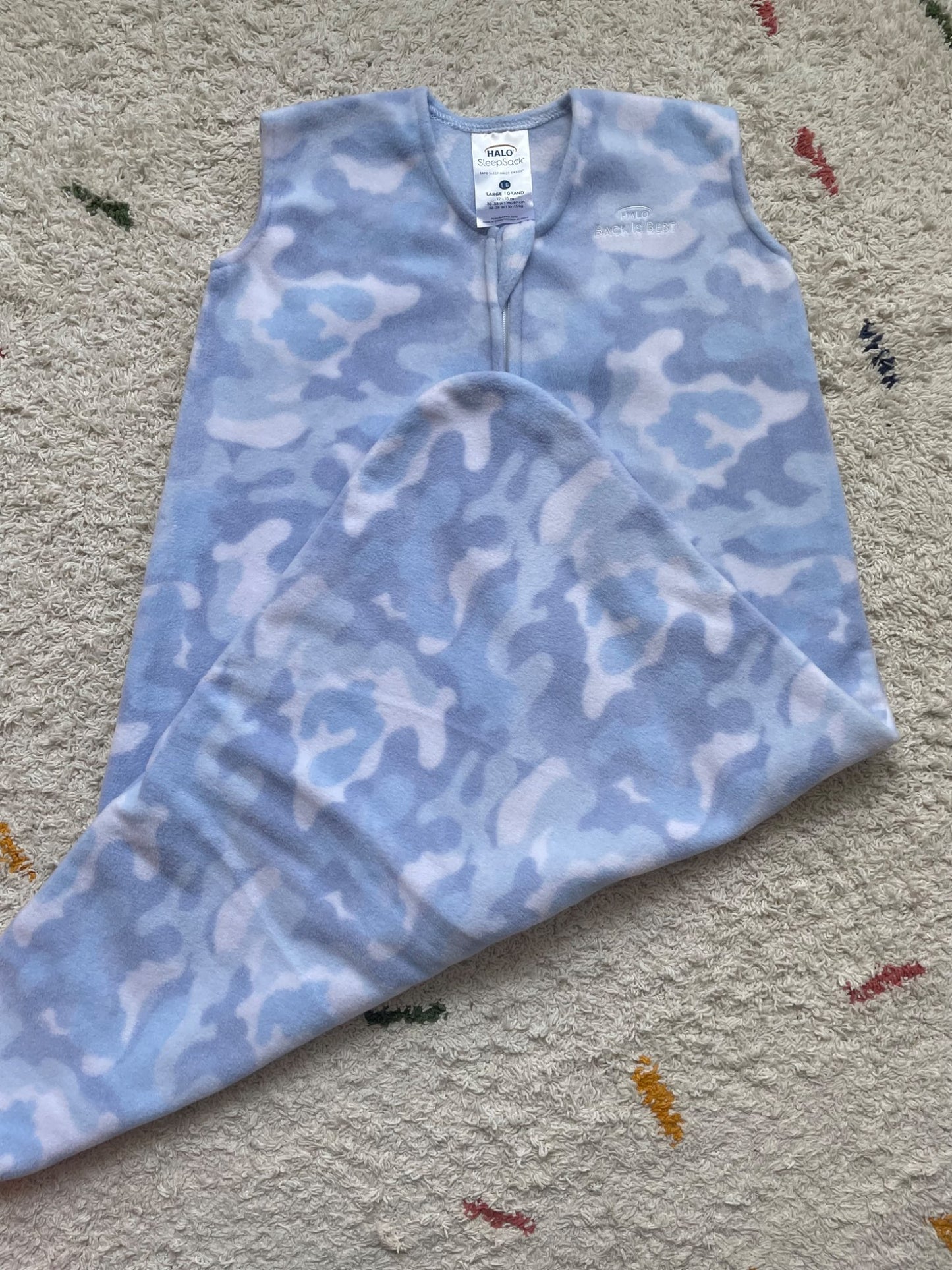 Halo fleece sleepsack, 12-18 Months (Large)