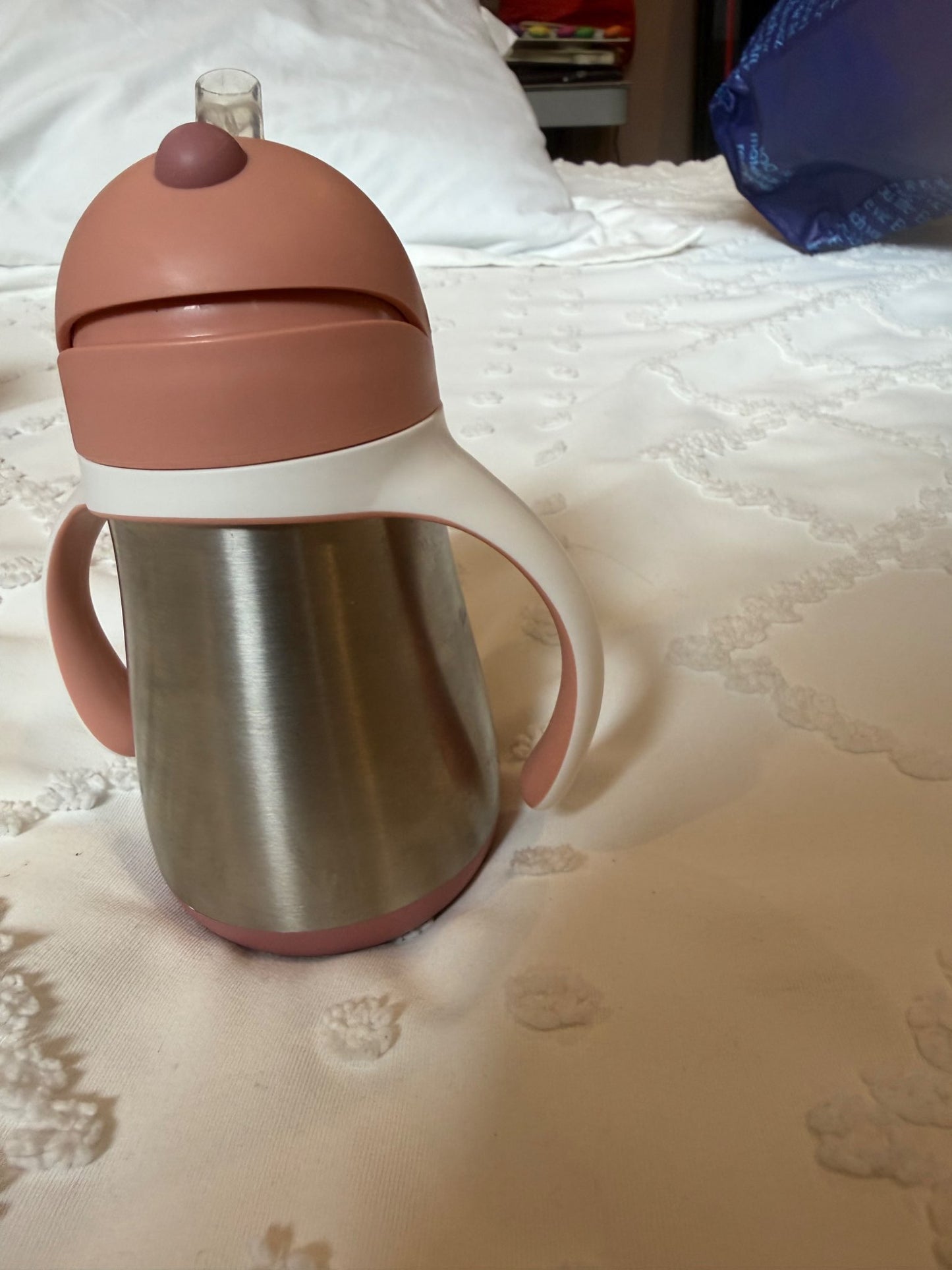 Stainless steel baby water bottle