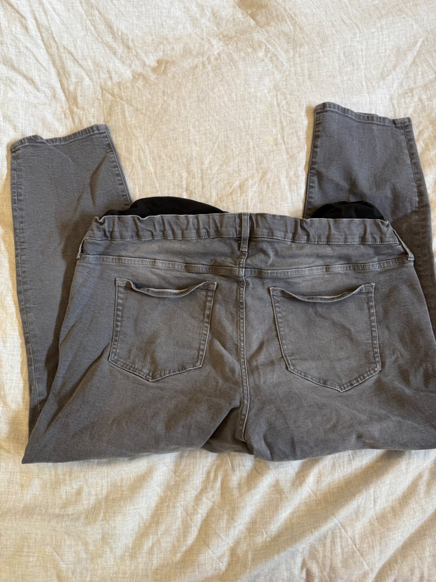 Grey maternity jean, Maternity 2XL+ (18+)