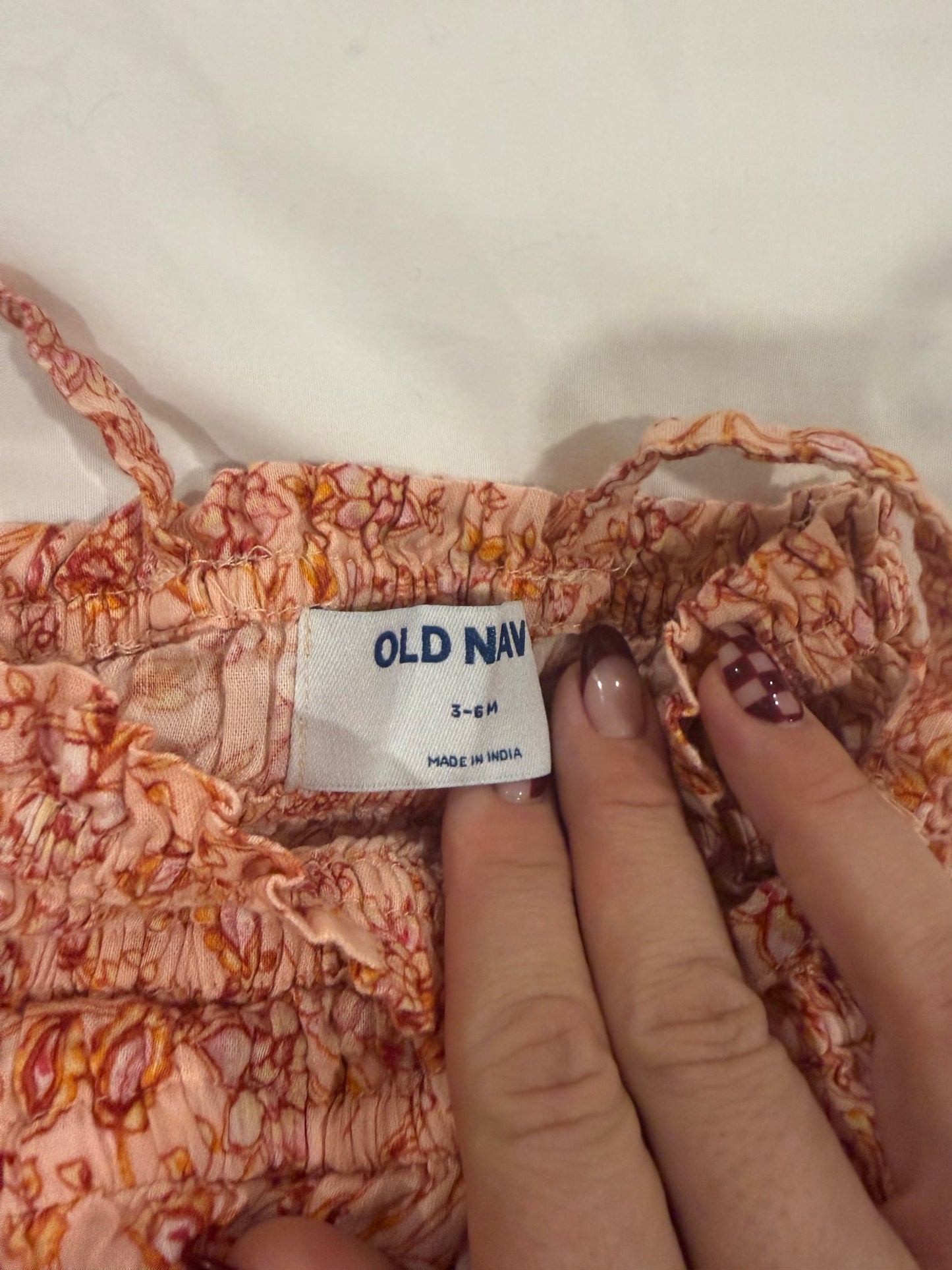 Paisley baby girl romper , Kids 6 Month (3-6M)
