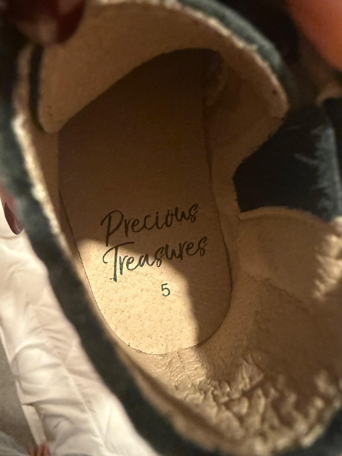 Scallop detail leather boots , Shoes 5 (Walkers:12-24 mth)