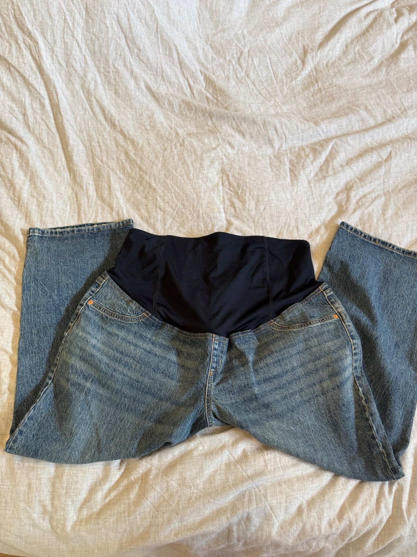 Maternity straight leg jeans , Maternity XL (16-18)