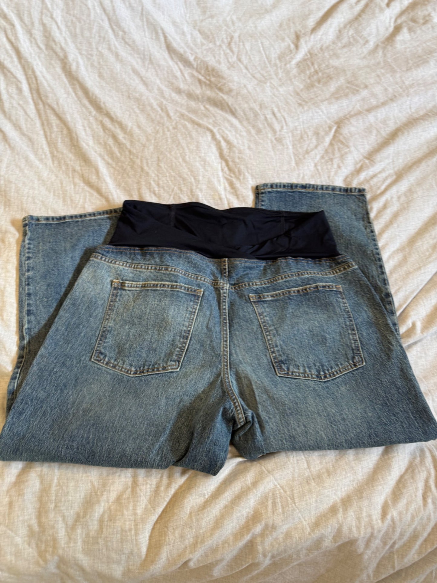 Maternity straight leg jeans , Maternity XL (16-18)