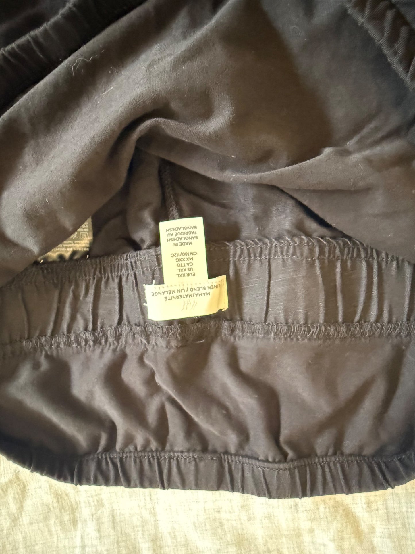 Linen Maternity Shorts , Maternity 2XL+ (18+)