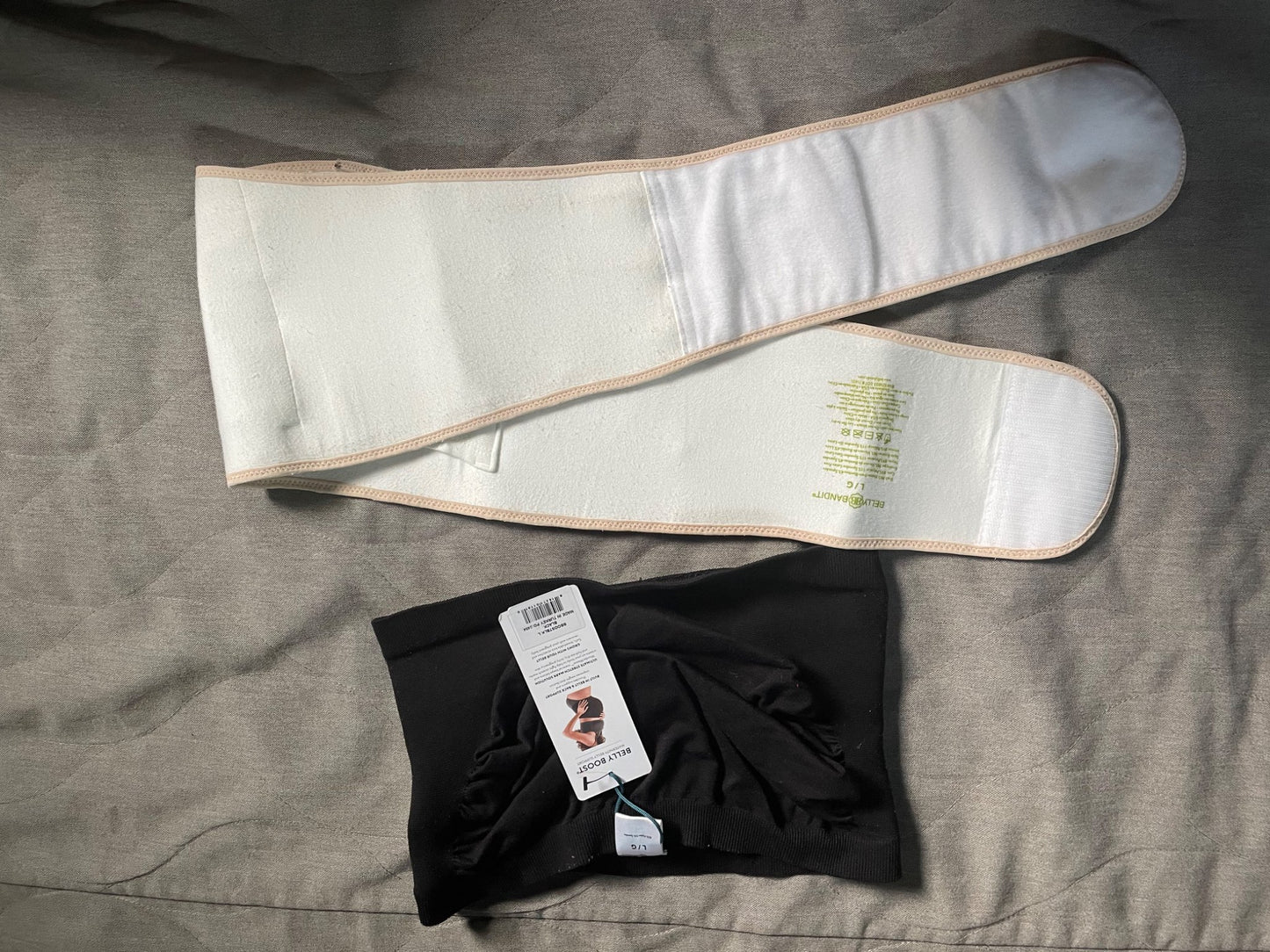 Belly Bandit Bundle (Band & Belt) - Size Large, Maternity L (12-14)