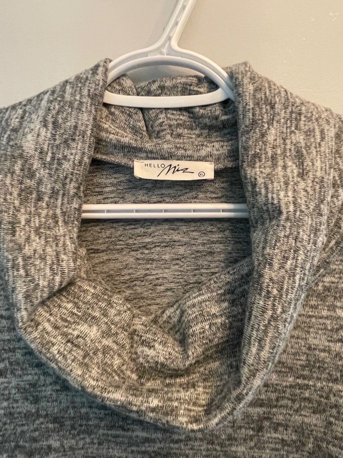 HelloMiz Grey Maternity Dress - L/XL, Maternity L (12-14)