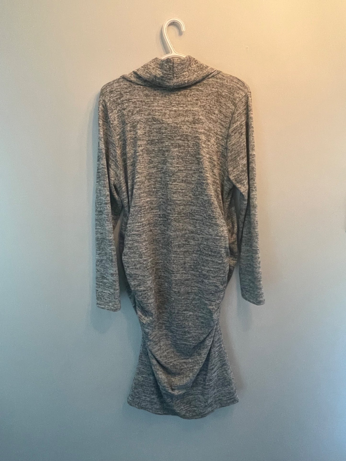 HelloMiz Grey Maternity Dress - L/XL, Maternity L (12-14)
