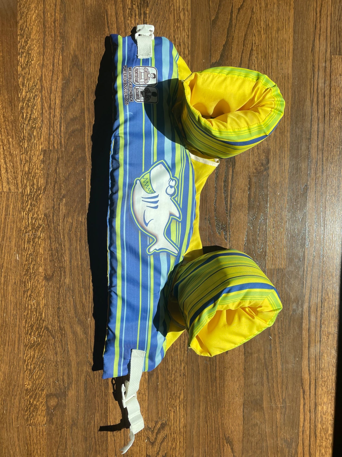 Toddler Water Wings, aka “Puddle Jumper”