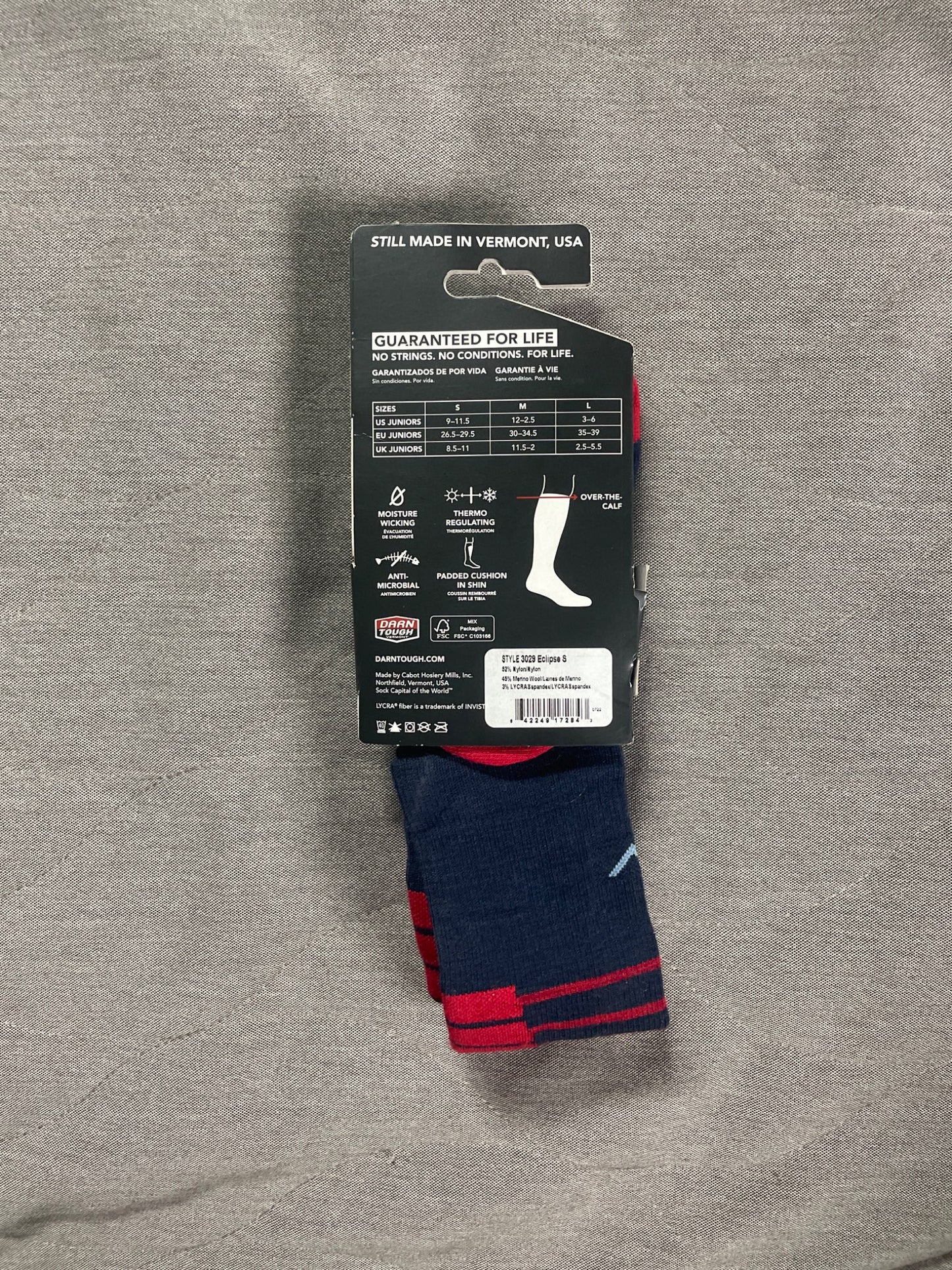 Darn Tough Merino Socks - Size Sm