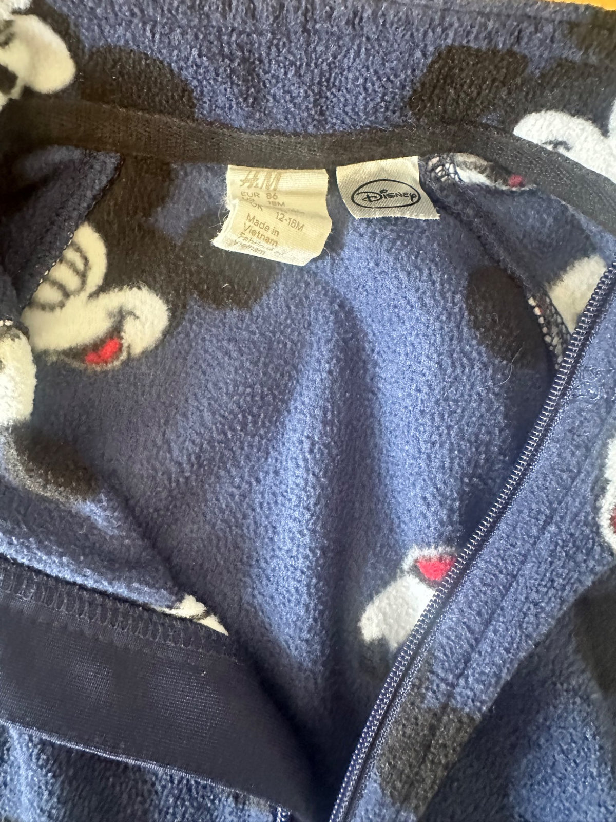 Mickey Fleece Onesies - retails $39.99, Kids 18 Month (12-18M)