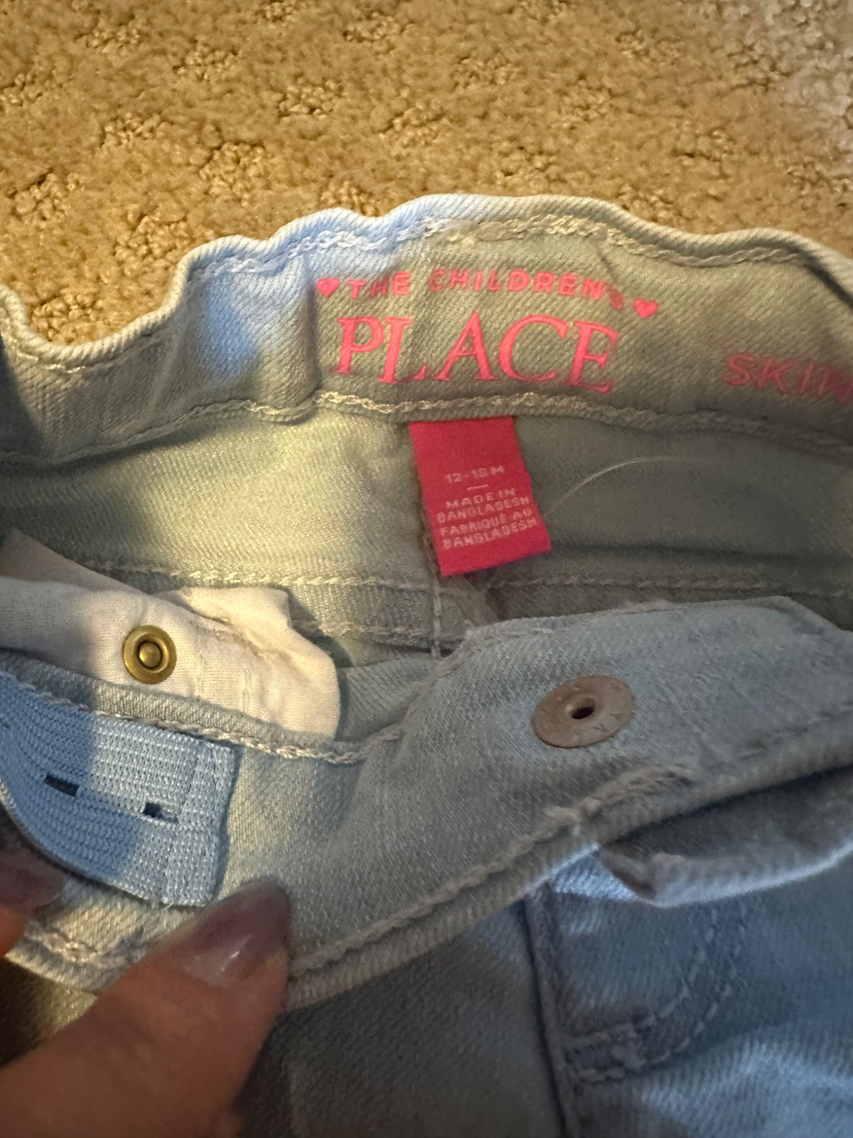 Baby Girl Jeans. Retails $25, Kids 18 Month (12-18M)