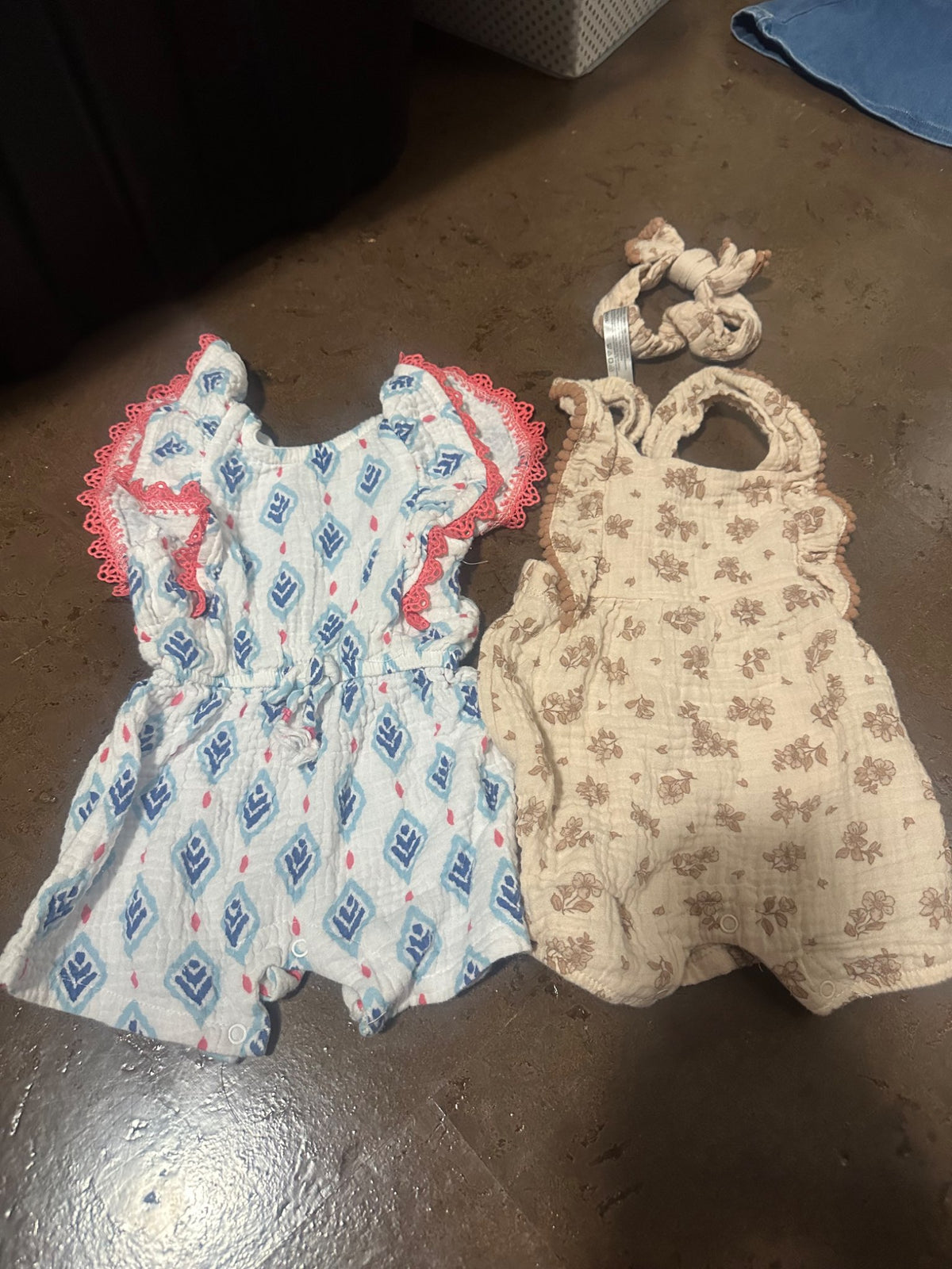 Baby Girl Rompers. Retail $20 each, Kids 6 Month (3-6M)