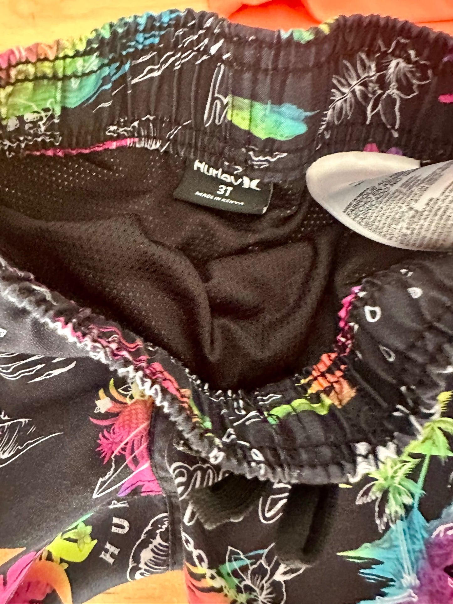 Hurley Boys Swim Set & Trunks - 3T. Retails $40., Kids 3T