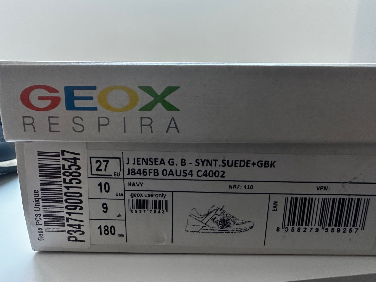 Geox girl sneakers, Shoes 10 (Toddler:2-4yr)