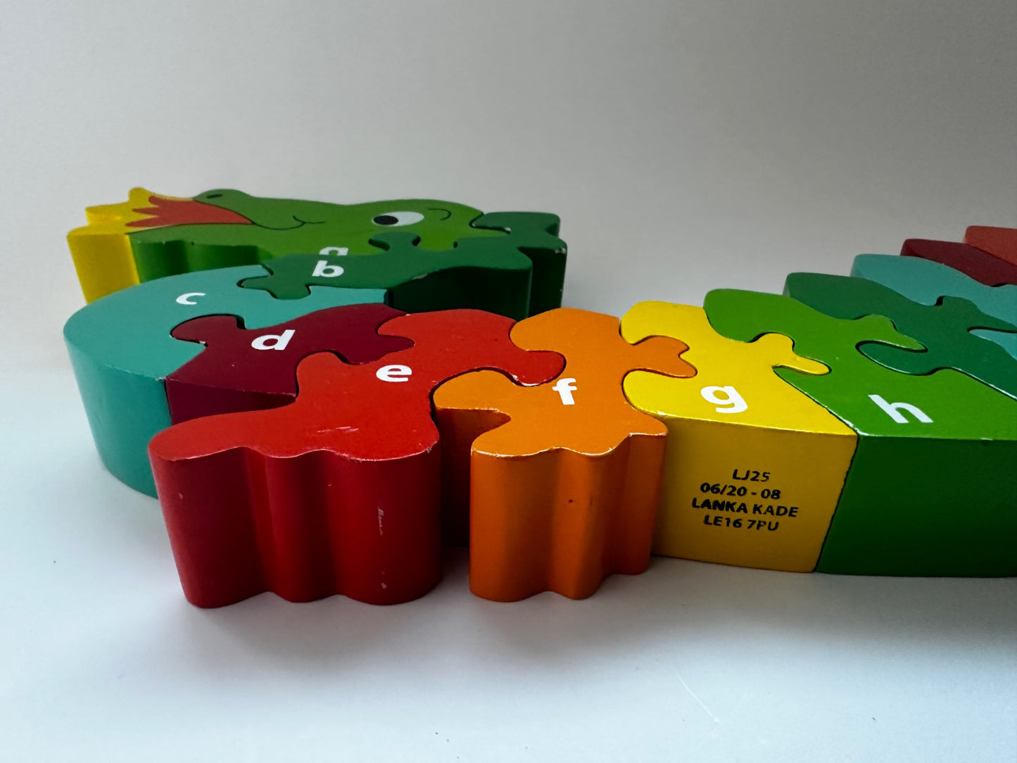 Wooden jumbo a-a dragon floor puzzle